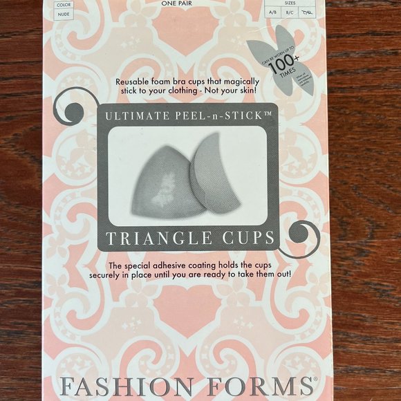 NWT FASHION FORMS Peel N Stick Bra Self-Adhesive Strapless Bra in Nude - Picture 6 of 6